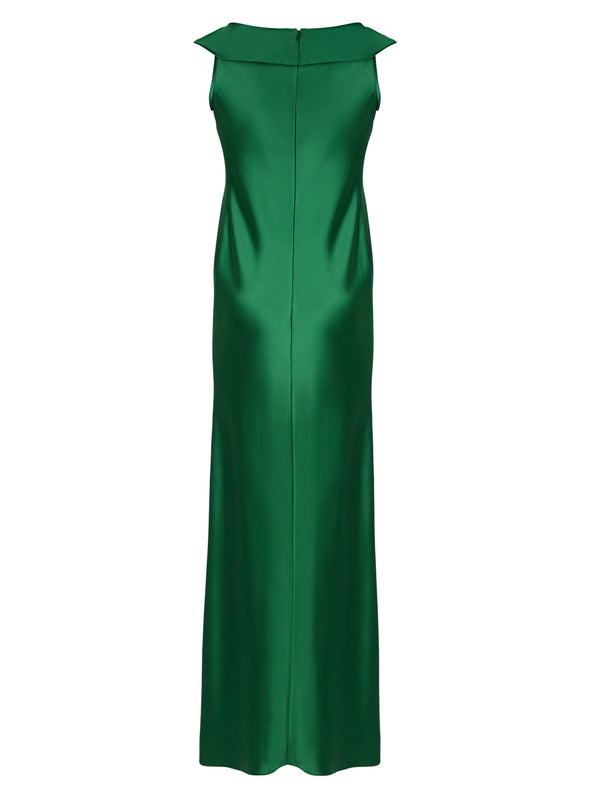 Hanneli  Silk -Satin Maxi Dress